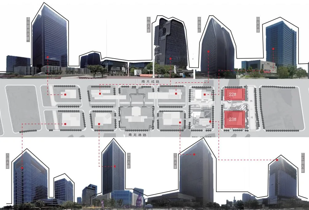 BIM建筑|GEN方案 | 一桥两相望:苏州高铁新城双子塔