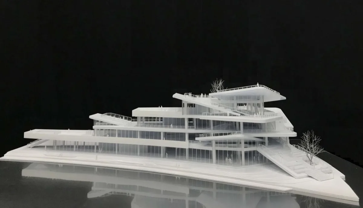 BIM建筑|漫游白色切片，上海之鱼 / 同济原作设计工作室