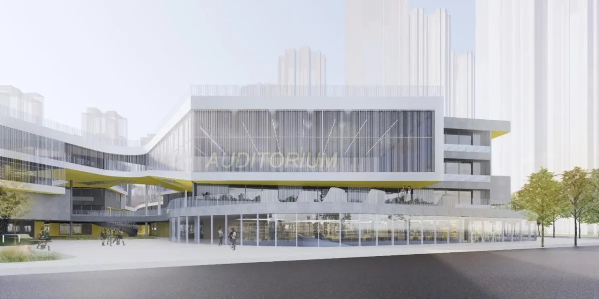 BIM建筑|天府新区海洋路中学 / MAT 超级建筑事务所