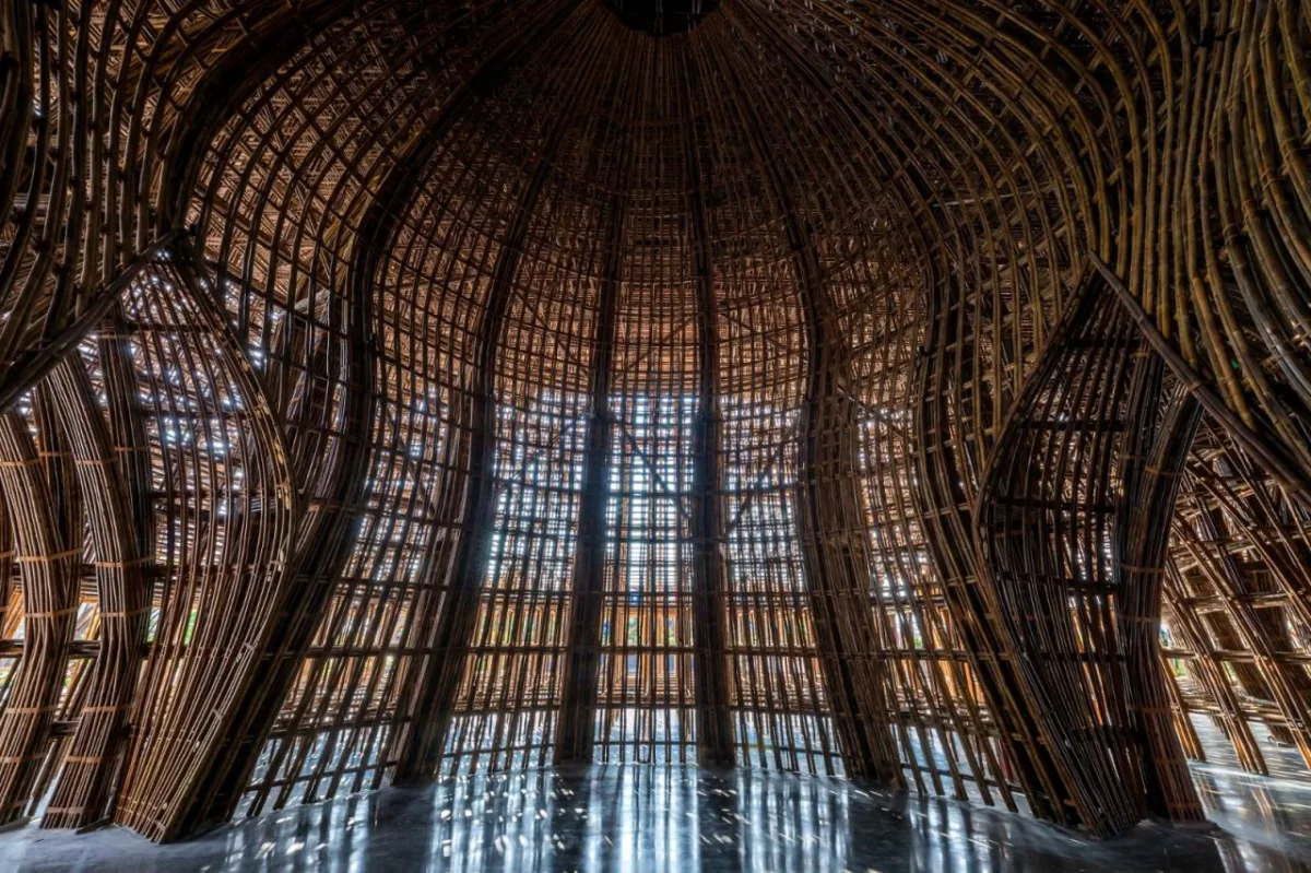 BIM建筑|42000 根竹竿，富国岛大世界欢迎中心 / 武重义建筑事务所