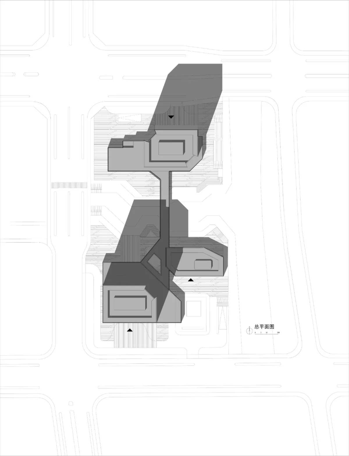 BIM建筑|GEN方案 | 一桥两相望:苏州高铁新城双子塔