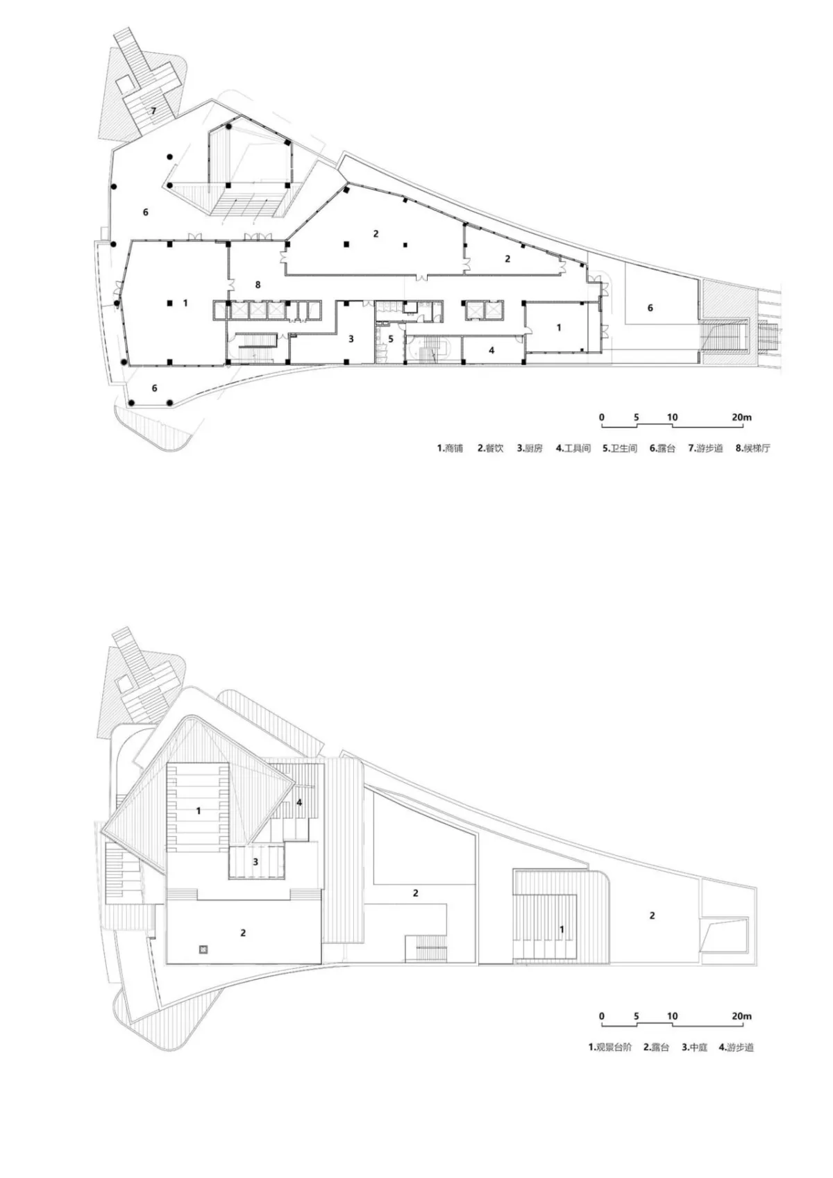 BIM建筑|漫游白色切片，上海之鱼 / 同济原作设计工作室