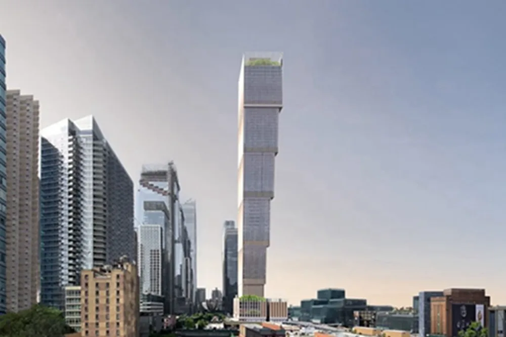 BIM建筑|阿贾耶设计倒置的超高层摩天大楼