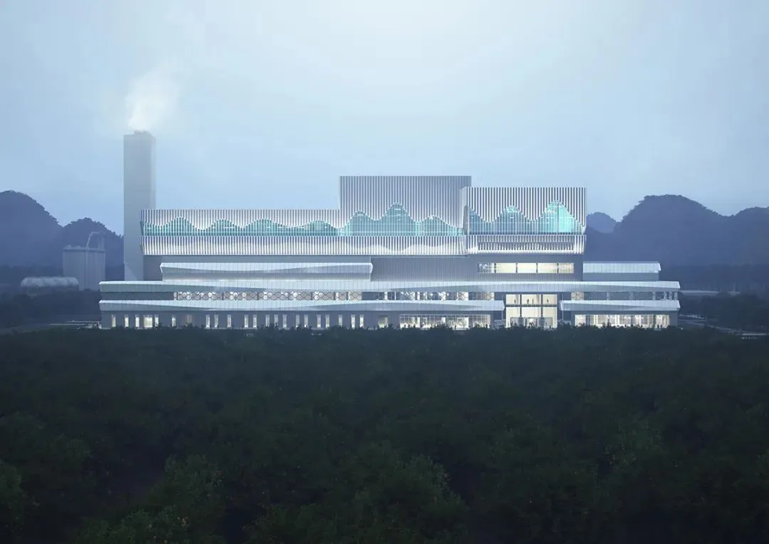 BIM建筑|嘉善伟明环保垃圾焚烧发电厂更新 / UUA建筑设计事务
