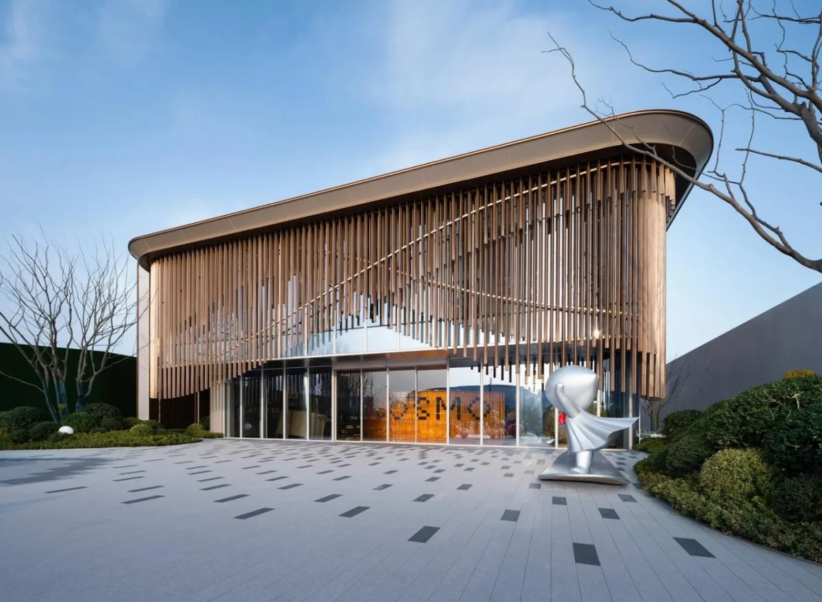 BIM建筑|流动魅力的艺术邂逅 如东金地至尚 ▪ 展示中心 / 成执设计