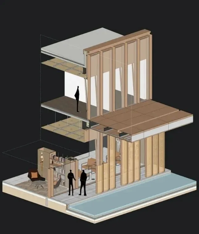 BIM建筑|​博元体验中心：模数化的整合式设计探索 / UUA