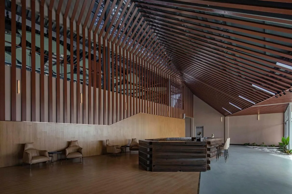 BIM建筑|大漠星河营地接待中心 / 三文建筑
