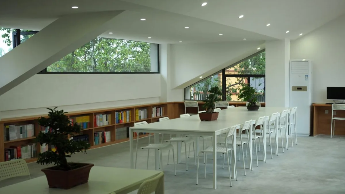 BIM建筑|西安高新第六高级中学图书馆 / 垣建筑·西安建筑科技大学建筑学院