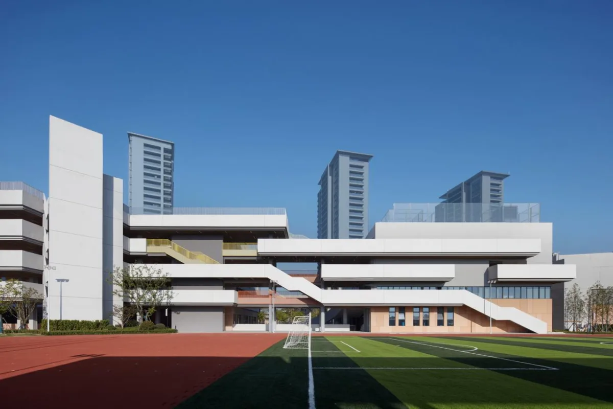 BIM建筑|杭州师范大学附属竞潮小学及幼儿园 / UA尤安设计