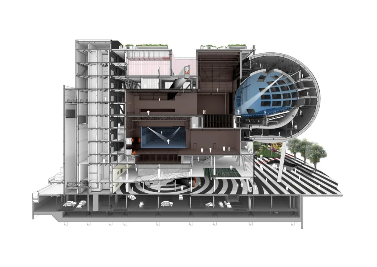 BIM建筑|台北表演艺术中心 / OMA