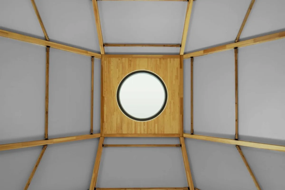 BIM建筑|几何蒙古包 / 阁尔工作室