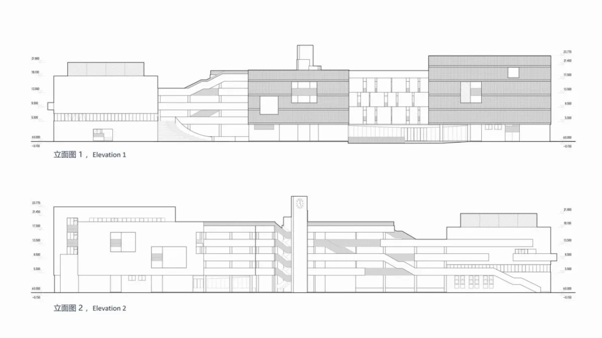 BIM建筑|杭州师范大学附属竞潮小学及幼儿园 / UA尤安设计