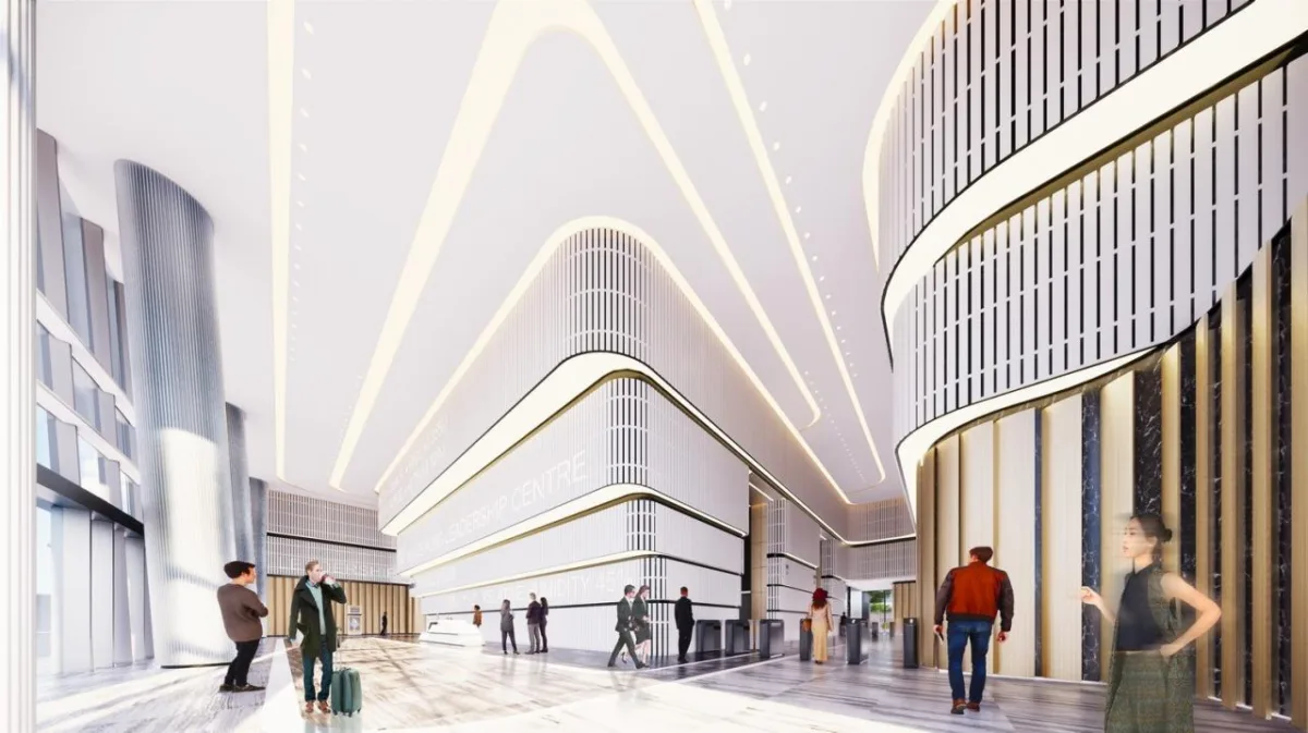 BIM建筑|西安南飞鸿乐荟中心，城市生态商业体 / Aedas