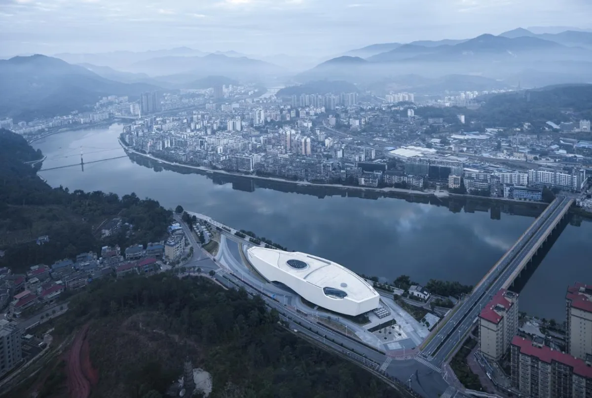 BIM建筑|在地为人，寄乡愁于山水——顺昌博物馆 / 浙江大学建筑设计研究院