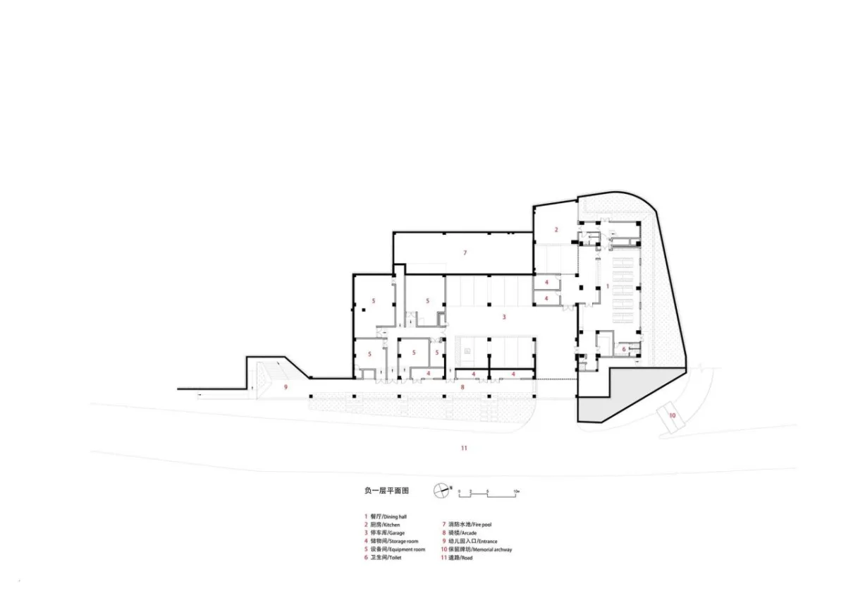 BIM建筑|九寨沟县启航幼儿园 / 东意建筑