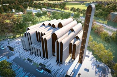 BIM建筑|艾迪亚工作室设计普雷斯顿的清真寺-BIM建筑网