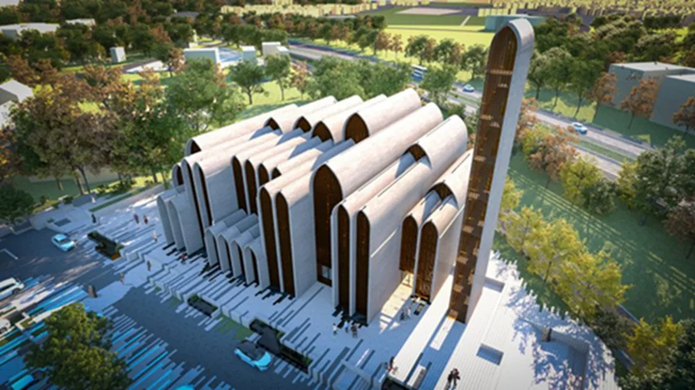 BIM建筑|艾迪亚工作室设计普雷斯顿的清真寺
