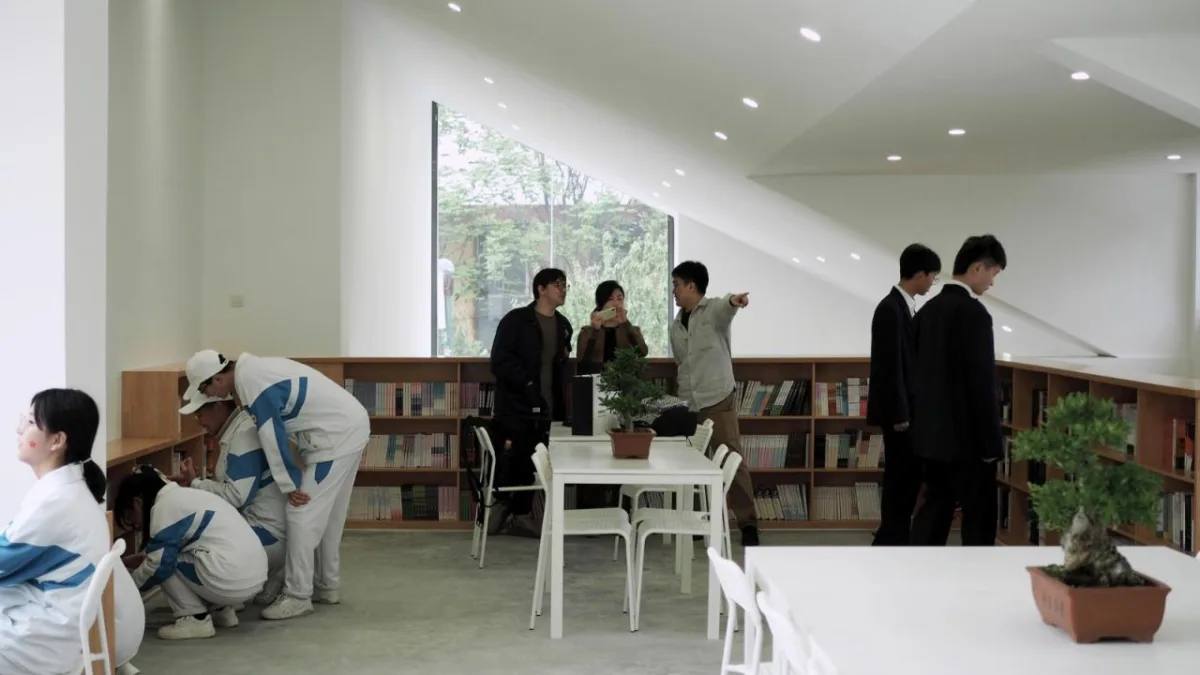 BIM建筑|西安高新第六高级中学图书馆 / 垣建筑·西安建筑科技大学建筑学院