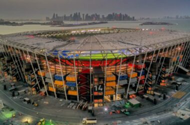 BIM建筑|卡塔尔用集装箱建造的可拆卸体育场竣工-BIM建筑网