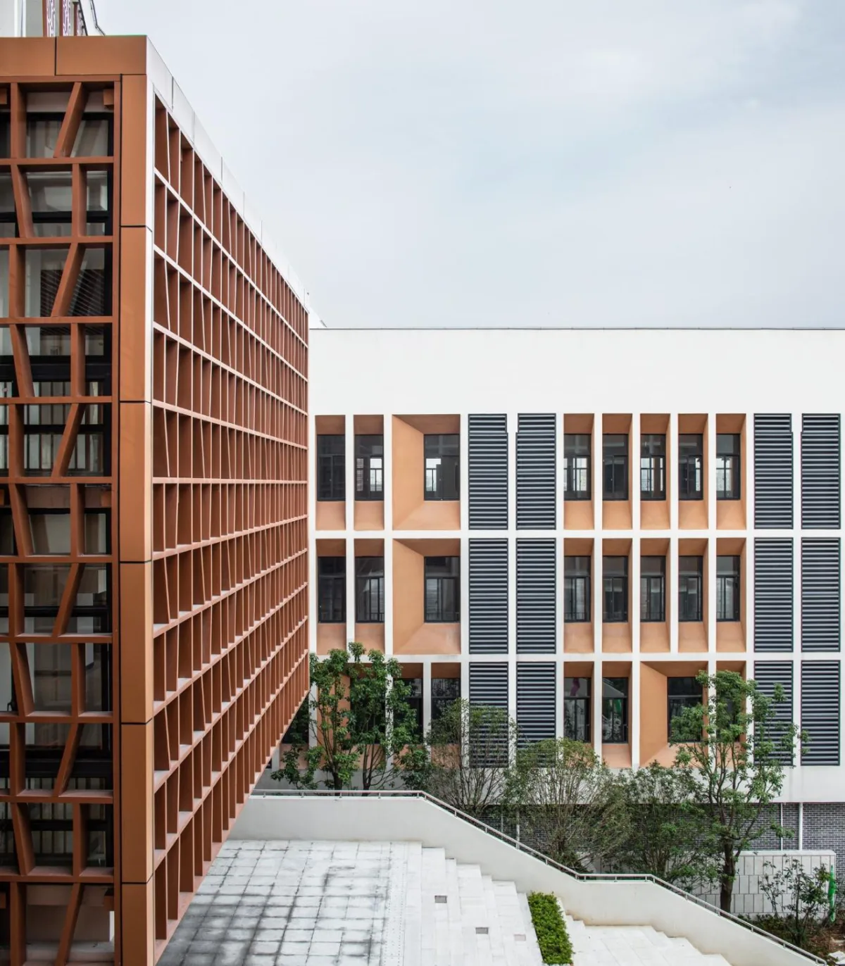 BIM建筑|开放式教育园林——宁波万科潘火实验中学 / UA尤安设计