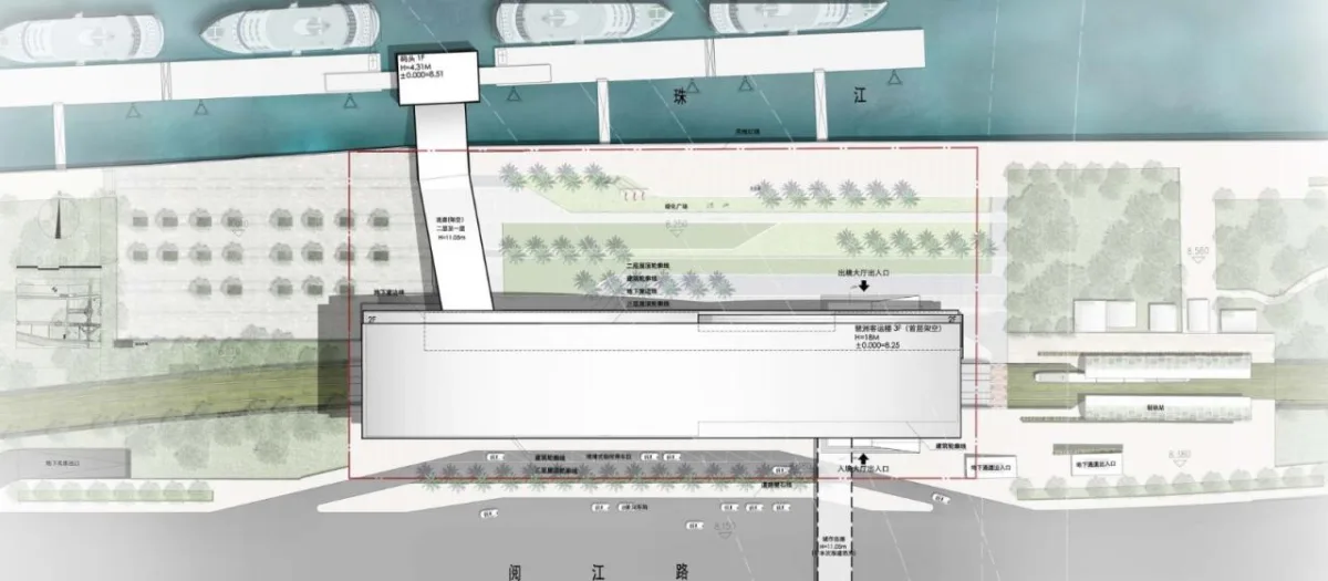 BIM建筑|琶洲港澳客运口岸 / XAA建筑事务所