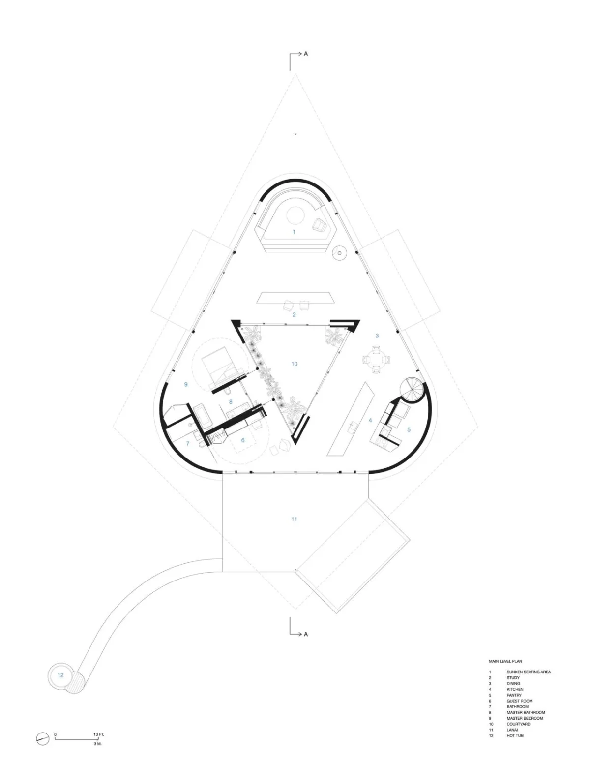 BIM建筑|三角饭团之家，Musubi 住宅 / Craig Steely Architecture
