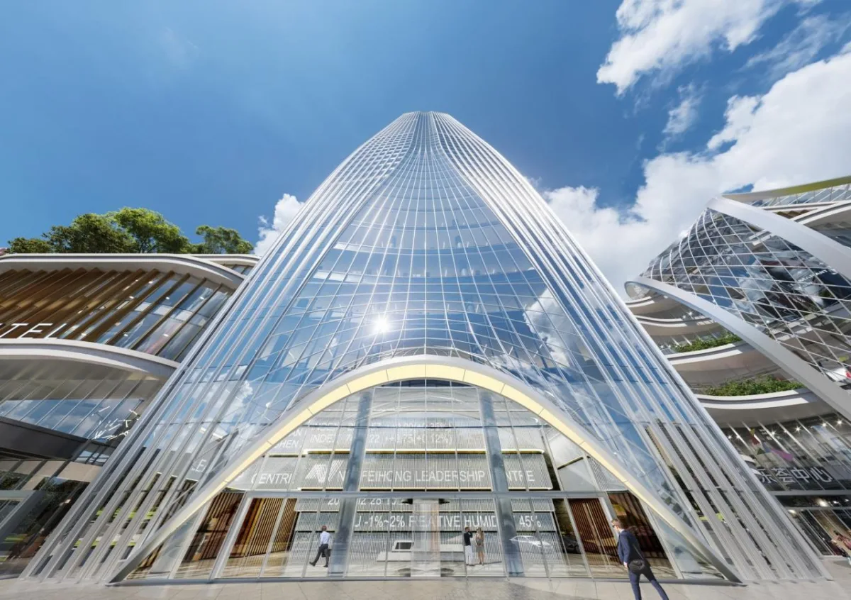 BIM建筑|西安南飞鸿乐荟中心，城市生态商业体 / Aedas