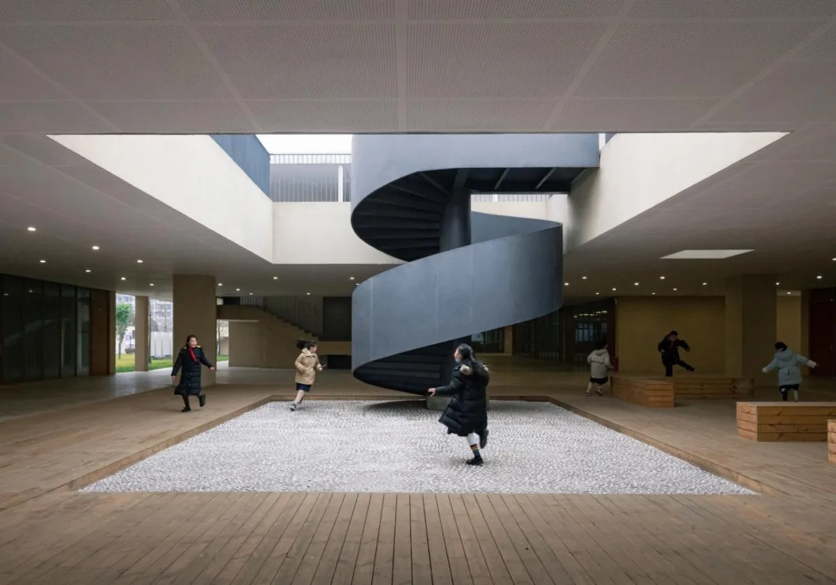 BIM建筑|平行与光的学校——青衣江路小学校 / 迹·建筑事务所（TAO）