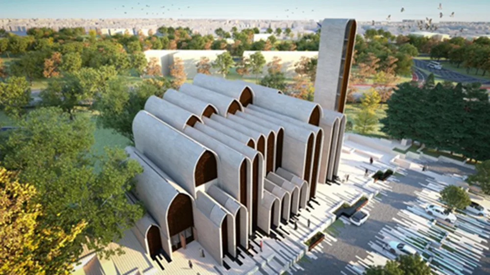 BIM建筑|艾迪亚工作室设计普雷斯顿的清真寺