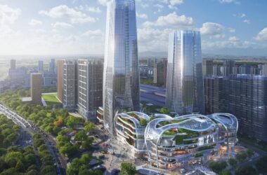 BIM建筑|西安南飞鸿乐荟中心，城市生态商业体 / Aedas-BIM建筑网