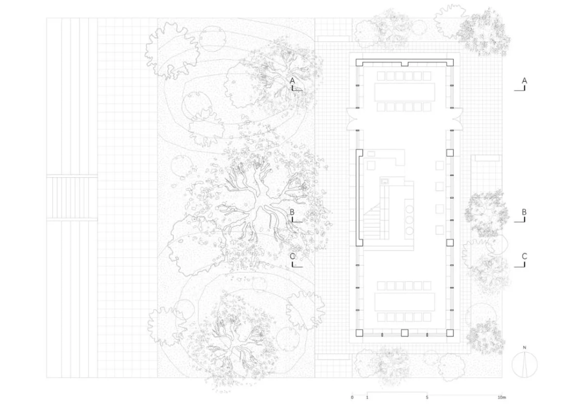BIM建筑|西安高新第六高级中学图书馆 / 垣建筑·西安建筑科技大学建筑学院