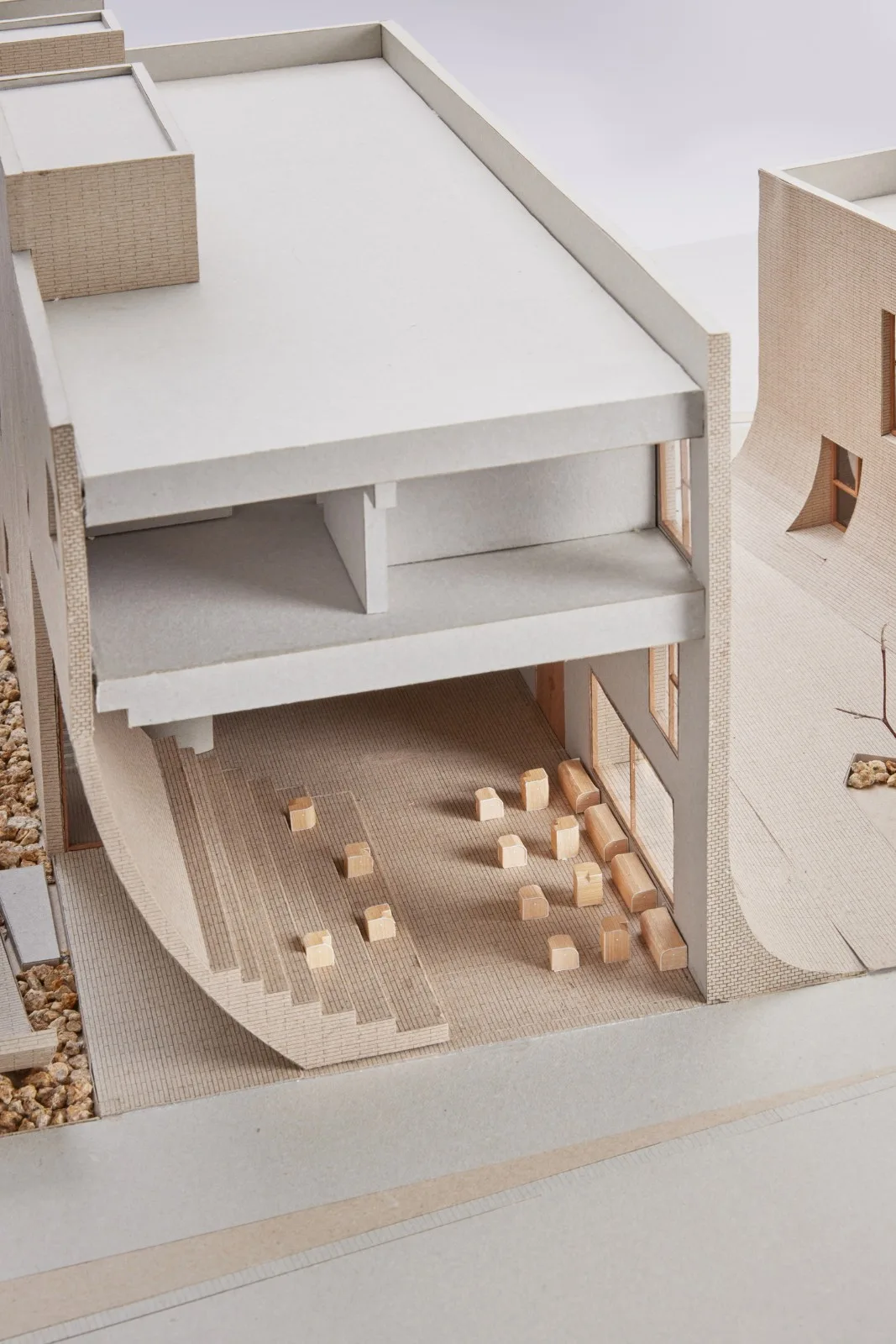 BIM建筑|流水墙体，泰瑞咖啡馆 / NAMELESS Architecture