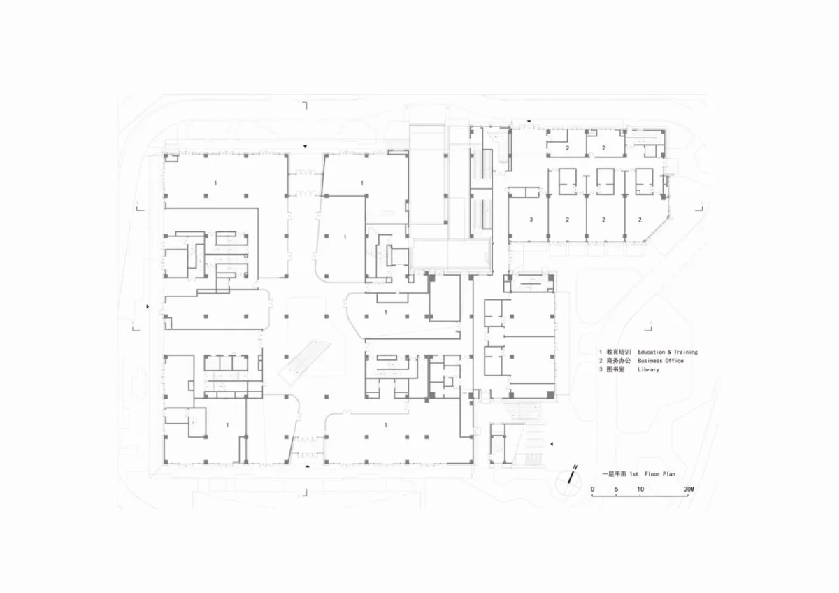BIM建筑|一站式全民教育综合体：翼立方教育发展中心 / 简和工作室