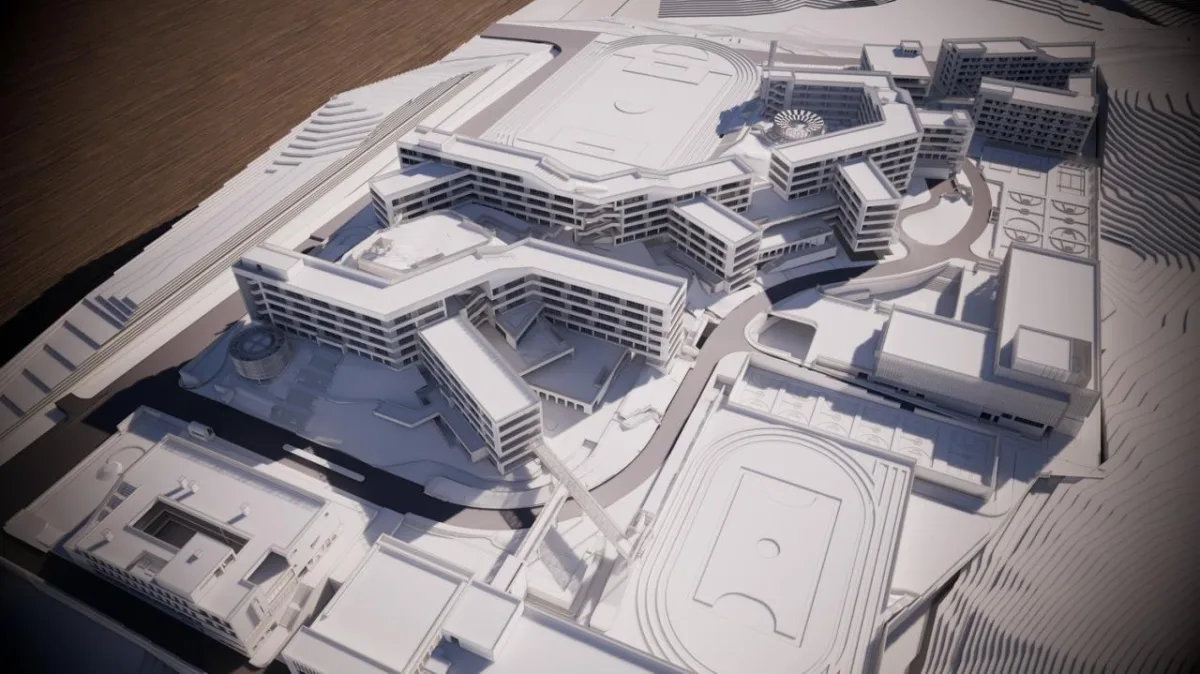BIM建筑|吉首中驰·湘郡礼德学校（一期）/ 象外营造工作室