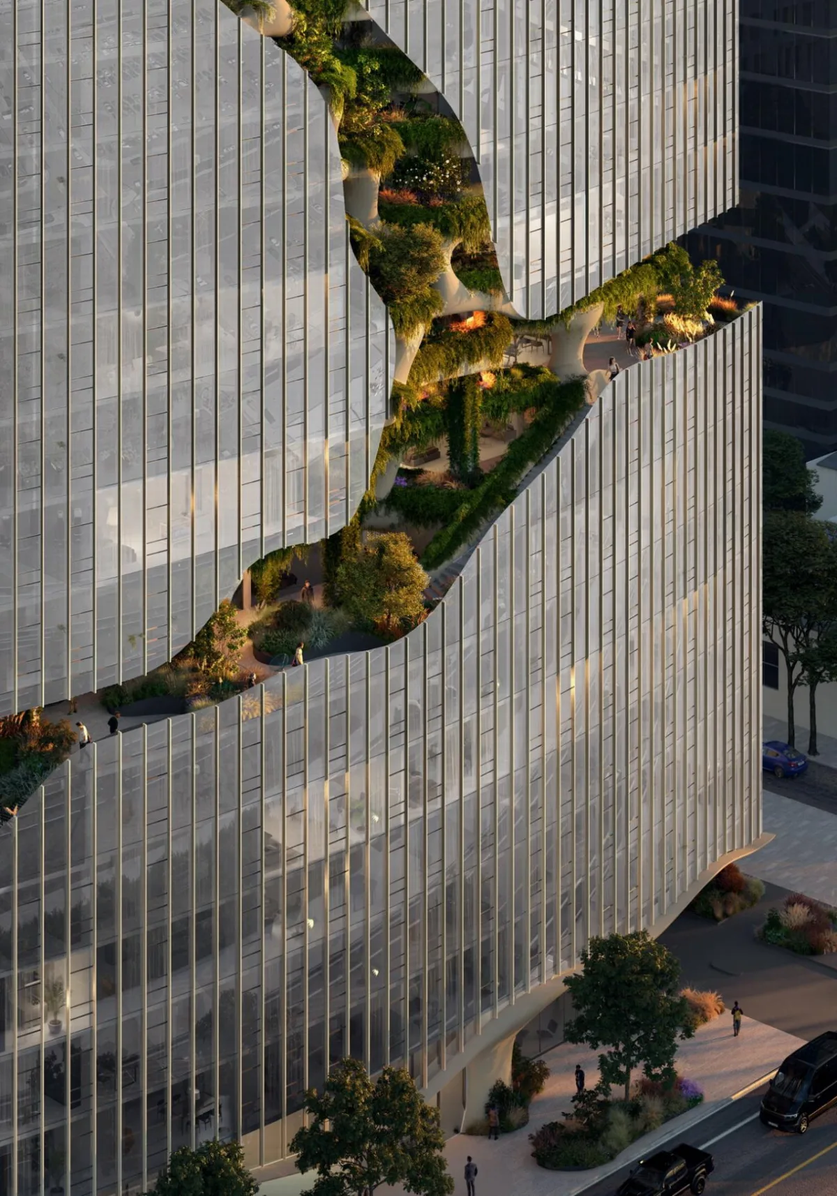 BIM建筑|MAD美国第四个作品“垂直峡谷”动工
