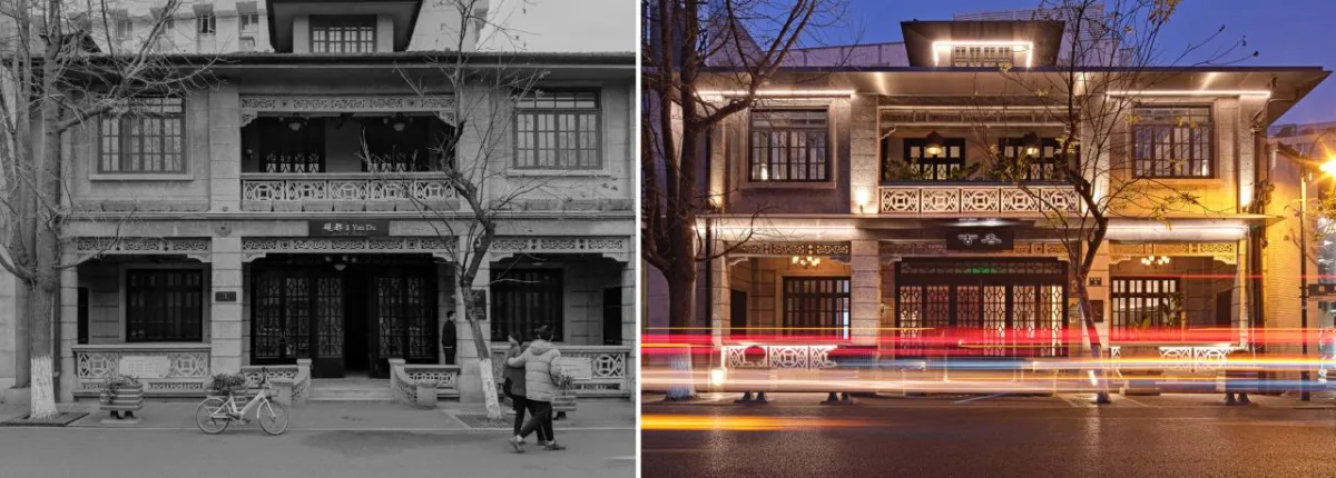 BIM建筑|历史建筑中的火锅“博物馆”：杭州GUD火锅餐厅旗舰店 / 八荒设计