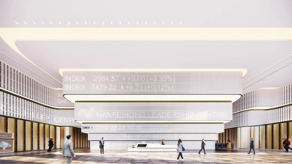 BIM建筑|西安南飞鸿乐荟中心，城市生态商业体 / Aedas