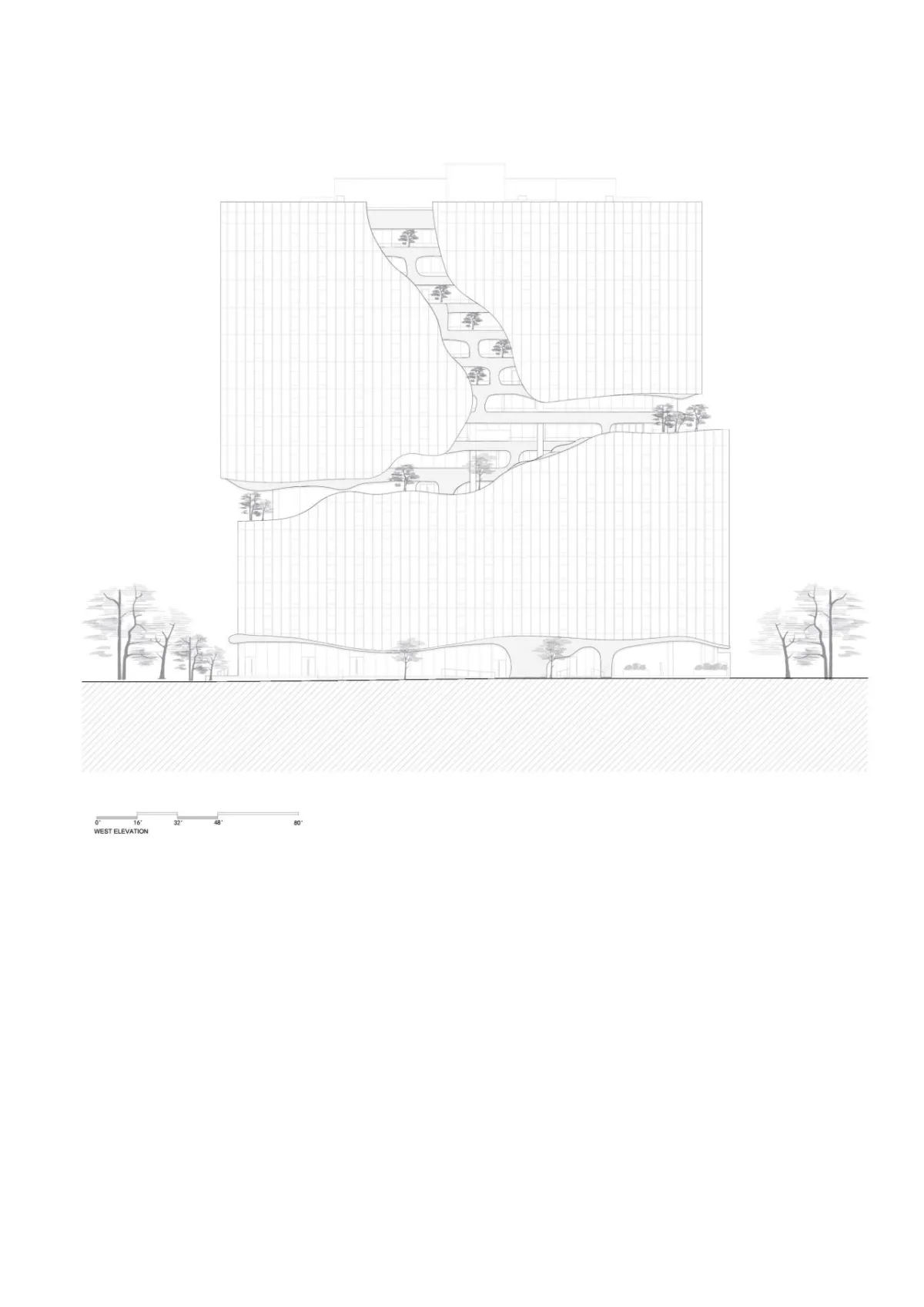 BIM建筑|MAD美国第四个作品“垂直峡谷”动工