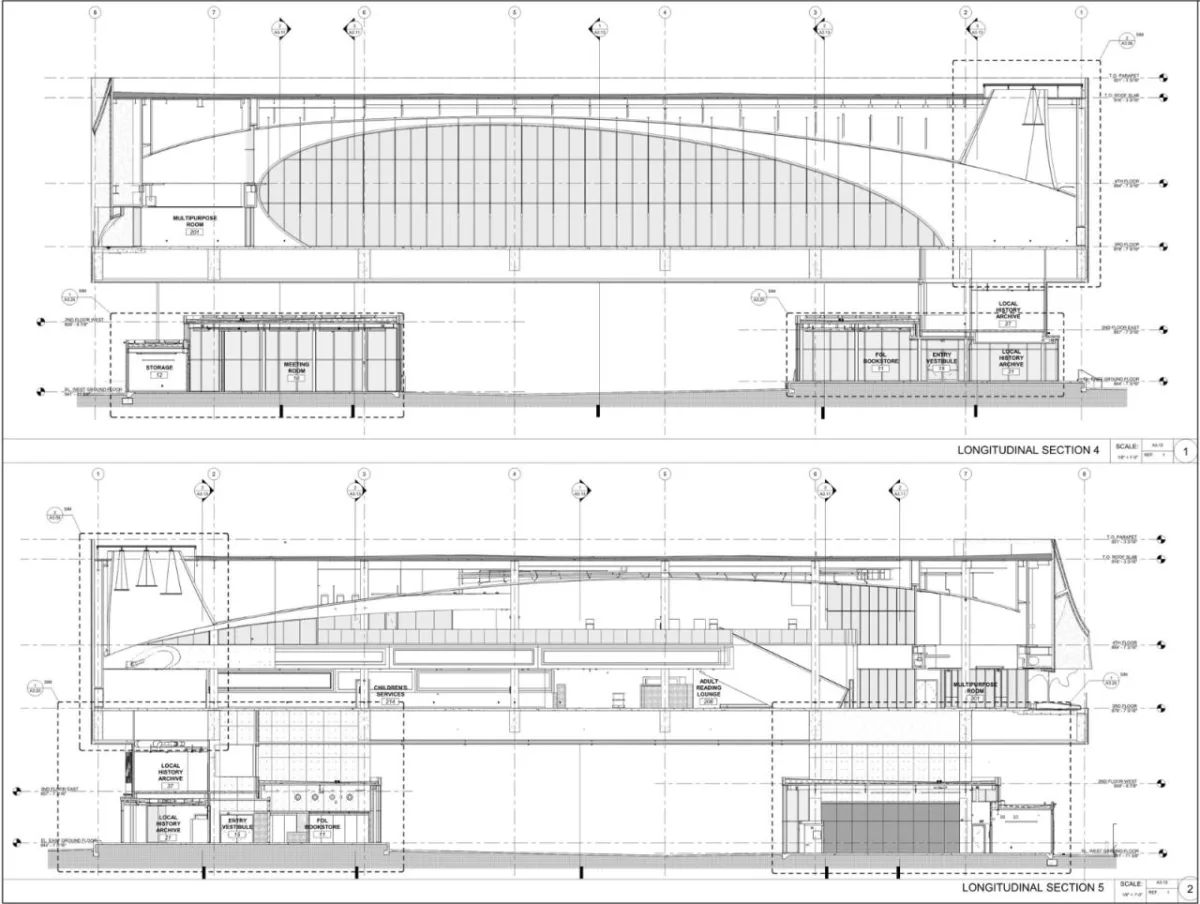 BIM建筑|Riverside 市立图书馆 / Johnson Favaro
