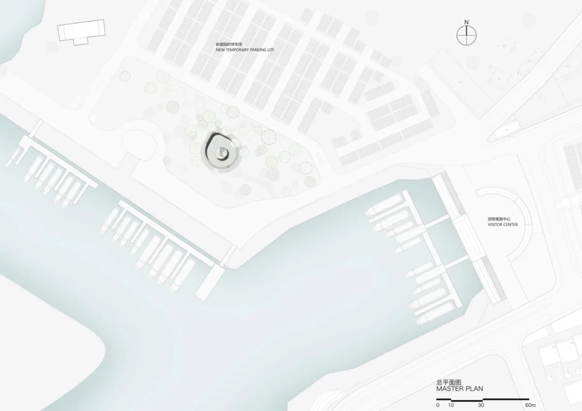 BIM建筑|梁子湖长岭渡口景观公厕 / 原榀建筑