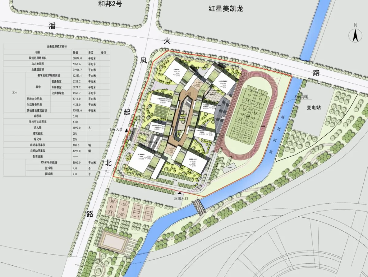 BIM建筑|开放式教育园林——宁波万科潘火实验中学 / UA尤安设计
