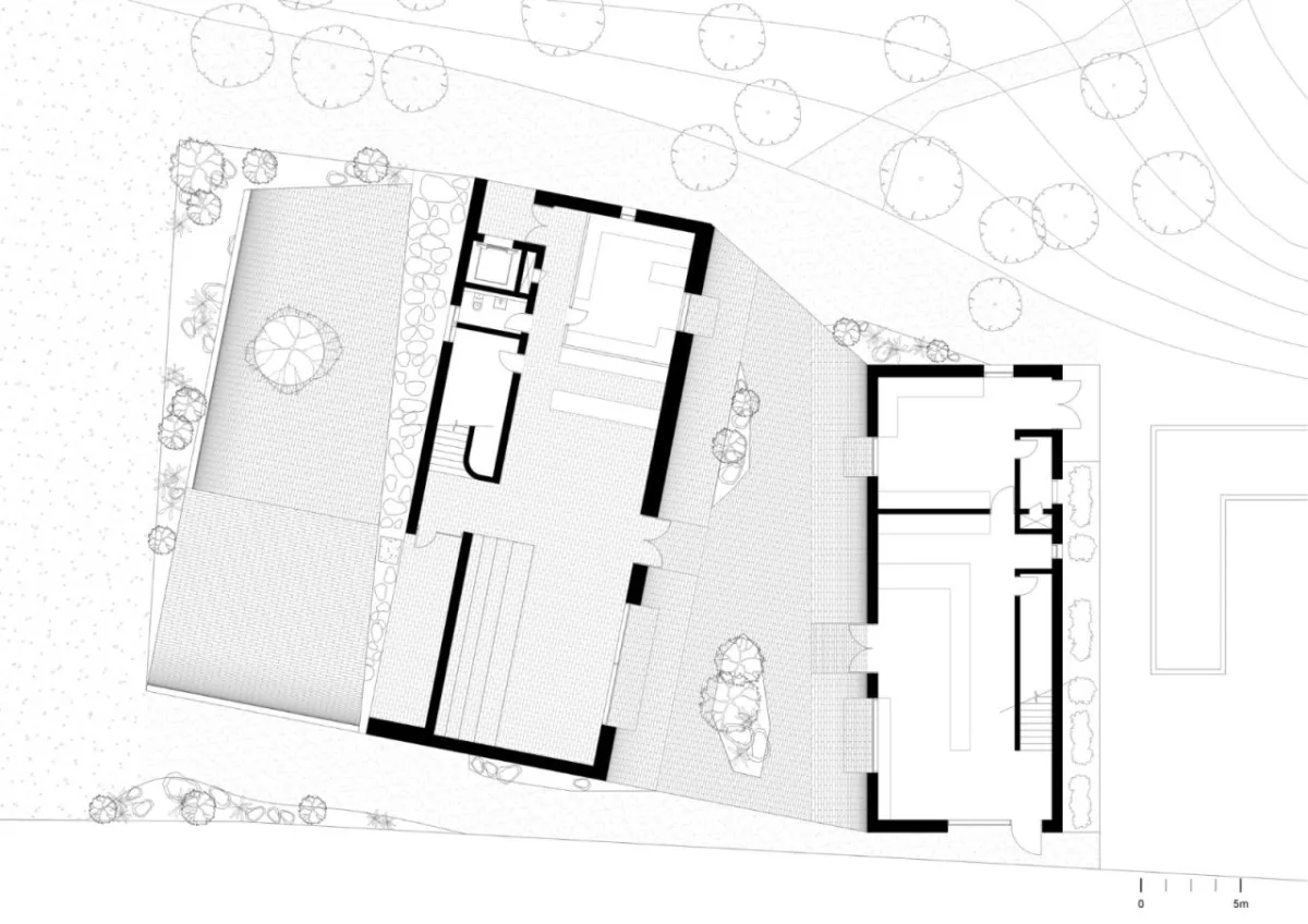 BIM建筑|流水墙体，泰瑞咖啡馆 / NAMELESS Architecture
