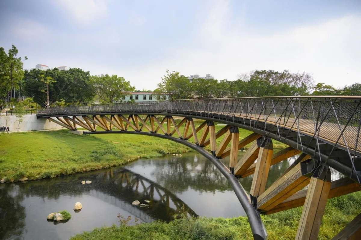 BIM建筑|月见桥 / HWCA Huai-Wen Chang Architect