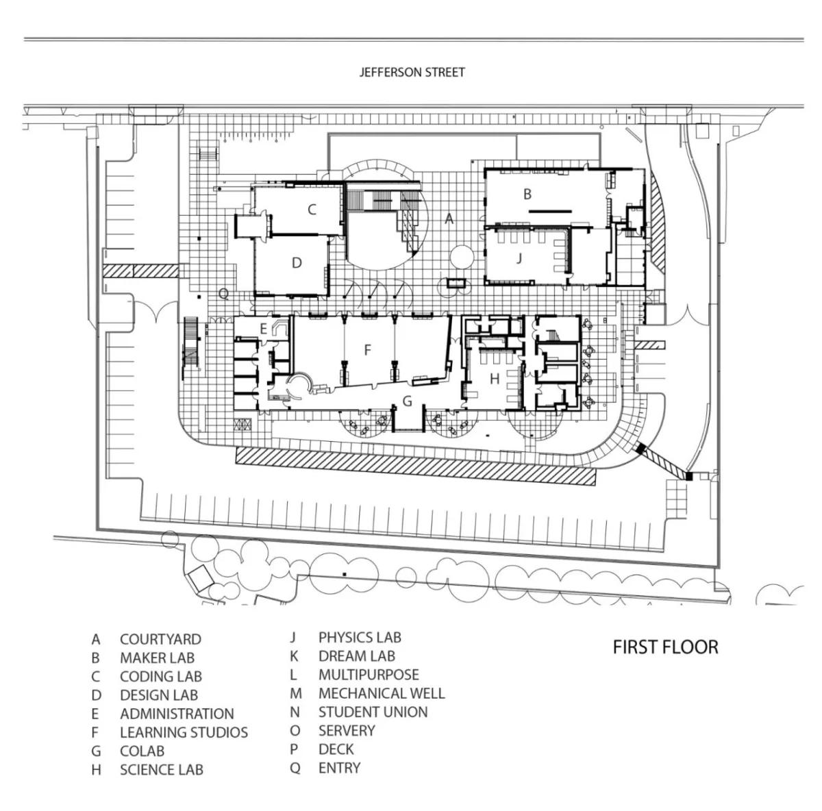 BIM建筑|TIDE 学院 / LPA