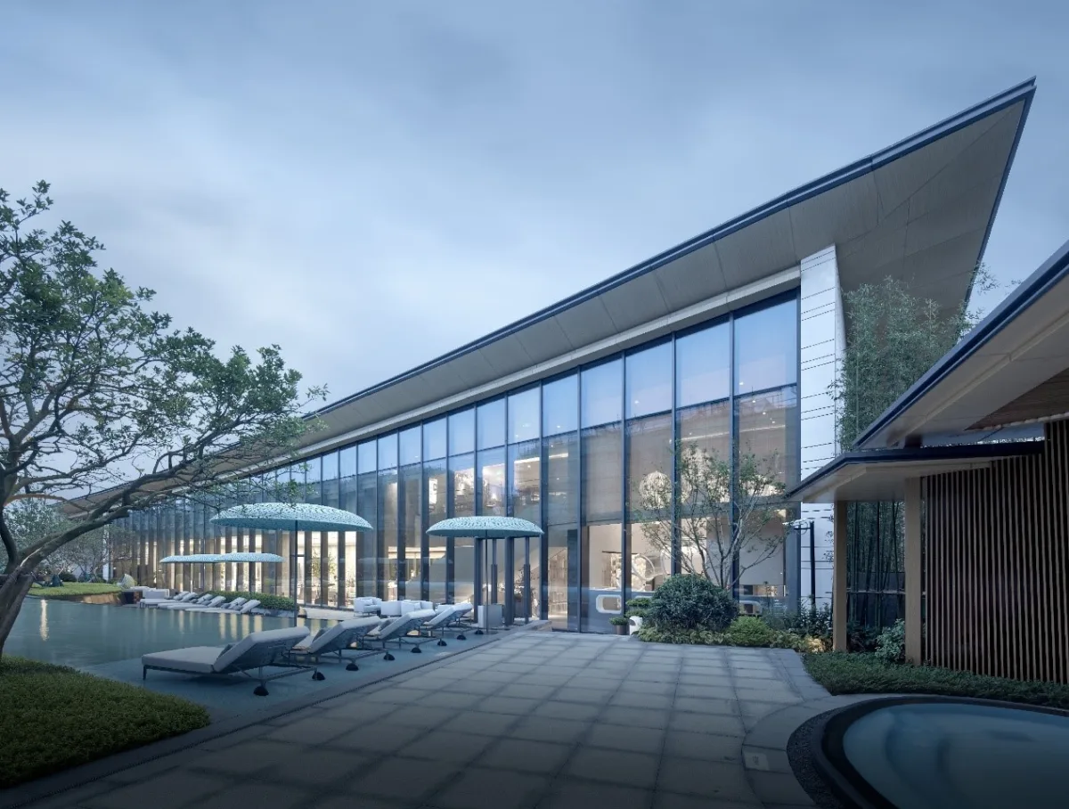BIM建筑|上海中信泰富-仁恒海和院展示中心 / UA尤安设计