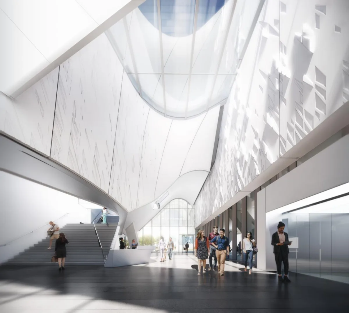 BIM建筑|德克萨斯大学达拉斯分校艺术文化新区 / 墨菲西斯建筑设计事务所