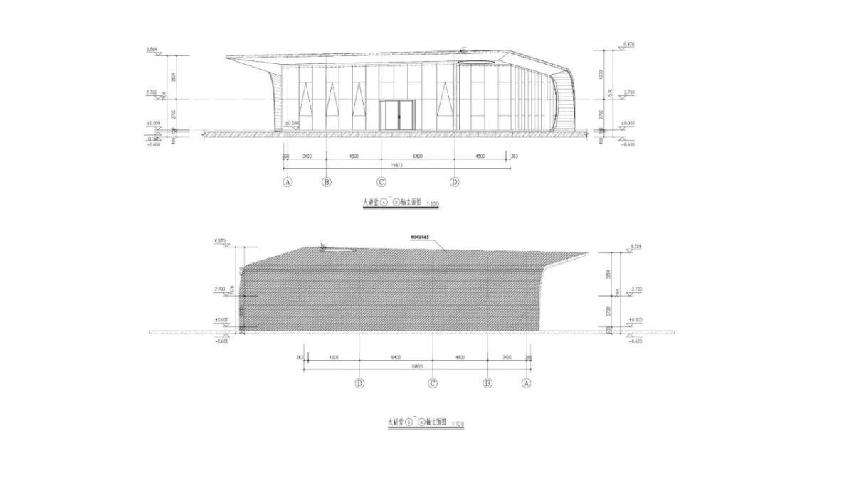 BIM建筑|田岗知行村：田园大讲堂 / 袈蓝建筑