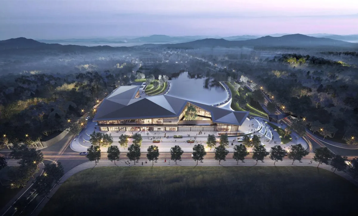 BIM建筑|长沙麓隐青竹湖展示中心 / PTA上海柏涛