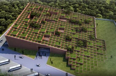 BIM建筑|桑杰·普里设计印度无障碍阶梯式绿色屋顶-BIM建筑网