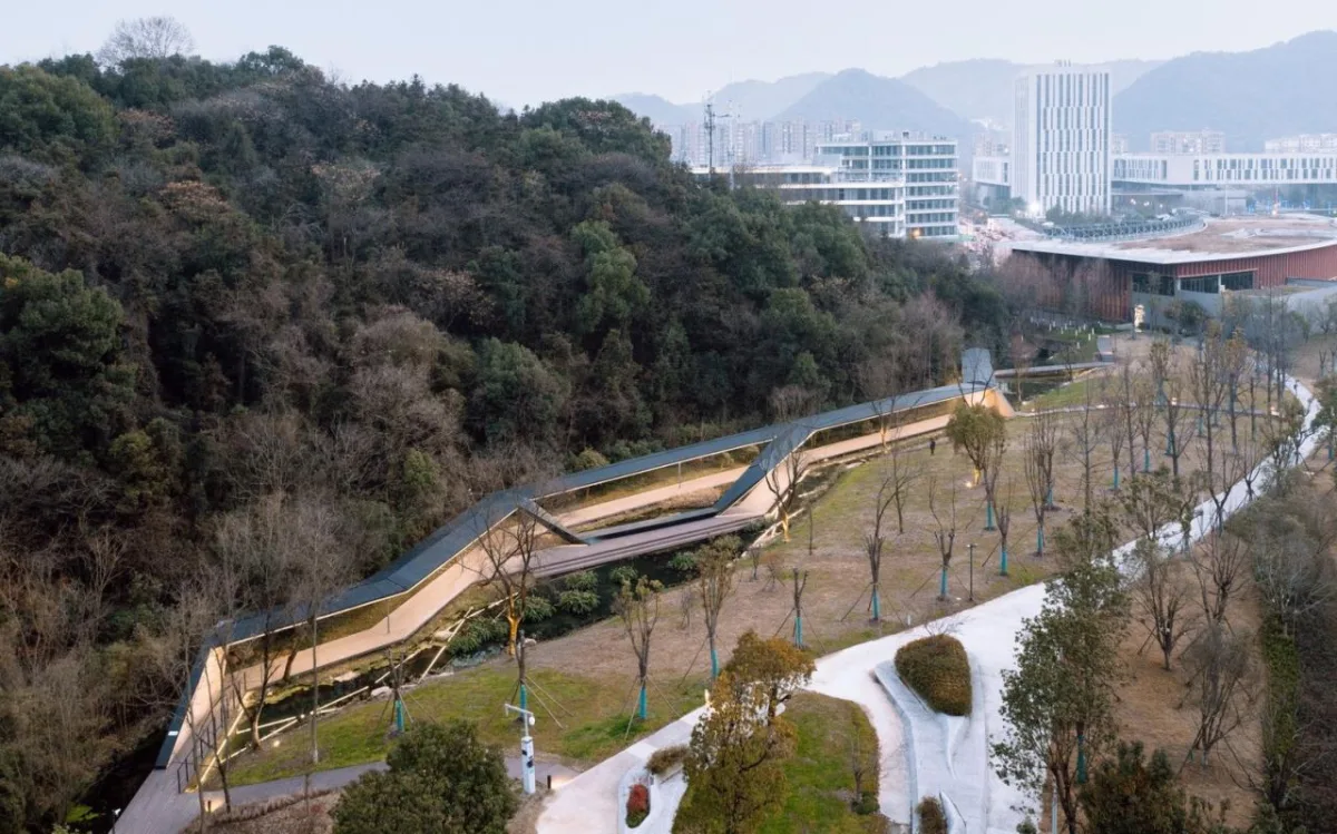 BIM建筑|溪上飞檐：浙江音乐学院校园微更新 / 朱培栋-line+建筑事务所、gad